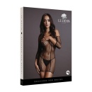 Duo Net Sleeved Mini Dress - One Size - 3