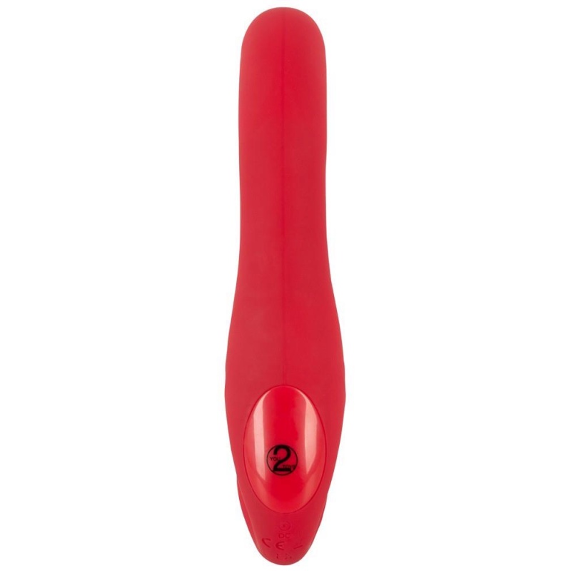 Strap-on bez uprzęży RC Strapless Strap-on 3 – podwójny wibrator z 3 silnikami i pilotem, długość 19,1 cm - 4