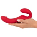 Strap-on bez uprzęży RC Strapless Strap-on 3 – podwójny wibrator z 3 silnikami i pilotem, długość 19,1 cm - 6