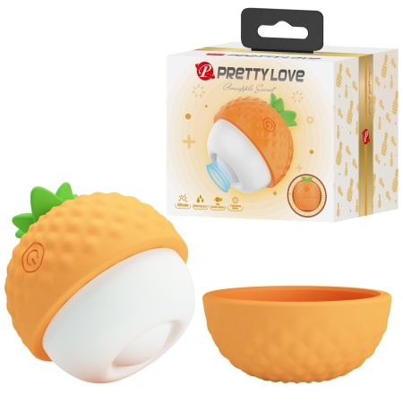 Wibrator łechtaczkowy Pineapple Secret z 12 trybami thumping, silikonowy, ok. 12 cm - 1