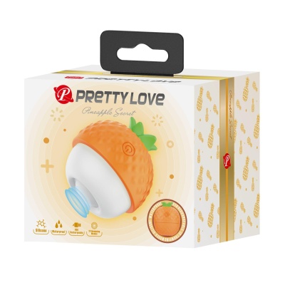 Wibrator łechtaczkowy Pineapple Secret z 12 trybami thumping, silikonowy, ok. 12 cm - 1 2