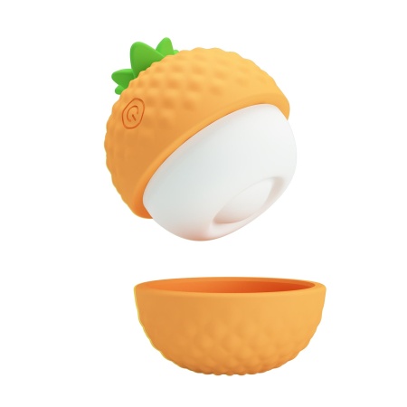 Wibrator łechtaczkowy Pineapple Secret z 12 trybami thumping, silikonowy, ok. 12 cm - 4