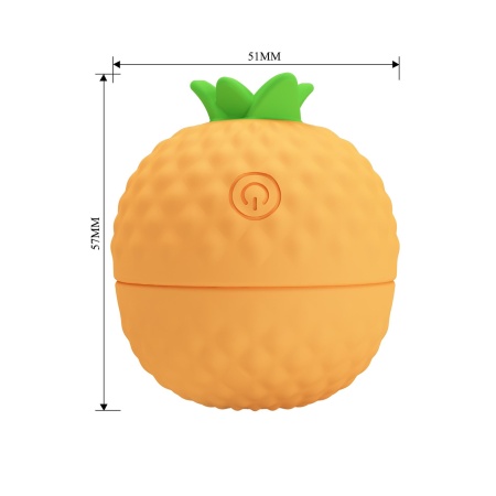 Wibrator łechtaczkowy Pineapple Secret z 12 trybami thumping, silikonowy, ok. 12 cm - 8