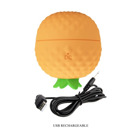 Wibrator łechtaczkowy Pineapple Secret z 12 trybami thumping, silikonowy, ok. 12 cm - 10