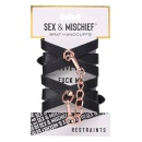 SEX AND MISCHIEF BRAT HANDCUFFS - 1