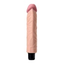 Wibrator realistyczny Real Vibrator Flesh z pokrętłem bezstopniowej regulacji wibracji, TPE, 22,5 cm długości, Ø 3 cm - 3