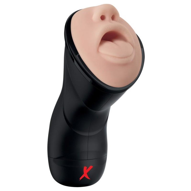 Masturbator PDX Elite Deep Throat Vibrating Stroker – regulowane podciśnienie, wibracje, długość 24,5 cm - 2
