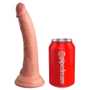 KCE 7 Dual Density Cock Light – dildo silikonowy z przyssawką, konstrukcja dual density, 21 cm - 2