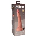 KCE 7 Dual Density Cock Light – dildo silikonowy z przyssawką, konstrukcja dual density, 21 cm - 6