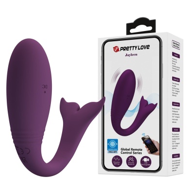 Wibrator dla par Jayleen z 12 trybami wibracji, 17,6 cm - 1