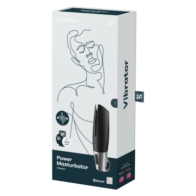 Power Masturbator black silver - 1