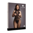 Fishnet and Lace Bodystocking - Plus Size - 2