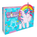 Masażer różdżkowy Unicorn Wand z ruchomą głowicą 6,2 cm, silikonową nakładką penetracyjną i długością 34 cm - 1