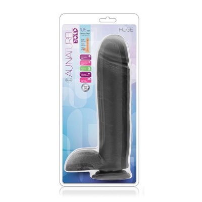 Dildo Au Naturel Bold Huge z technologią FlexiShaft™ i przyssawką - 26,6 cm, średnica 6,3 cm - 1