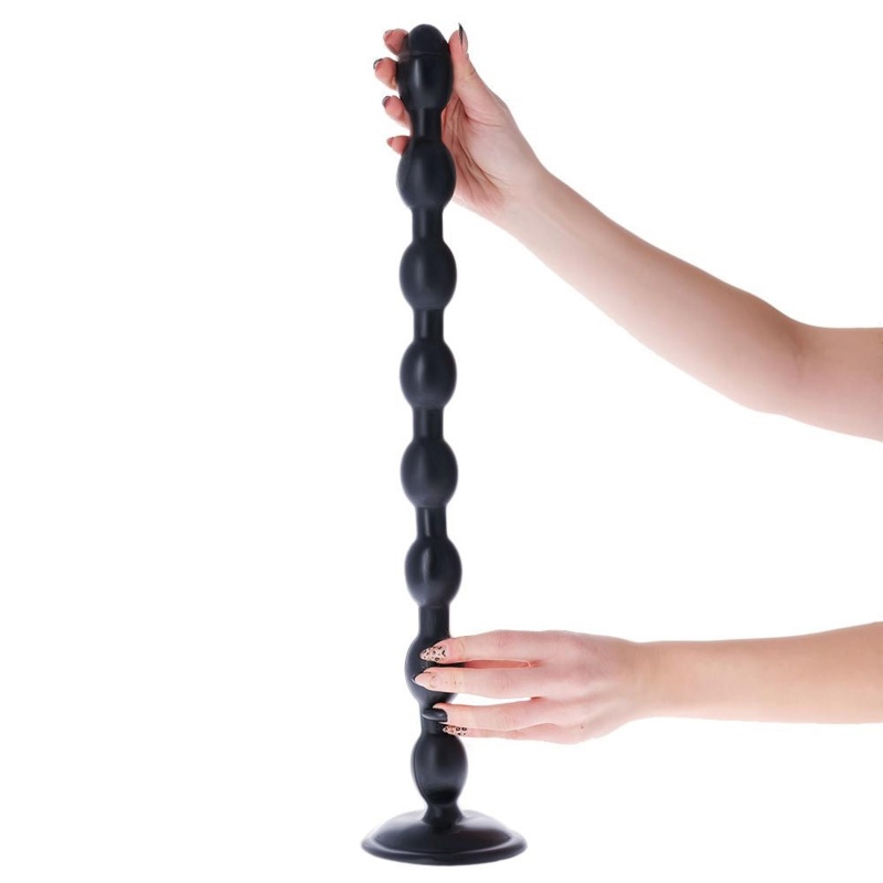 Sonda analna Taranaki 52 cm (49 cm użytkowej) 3,8 cm czarna - 1