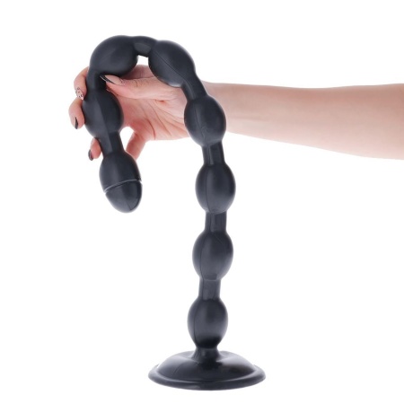 Sonda analna Taranaki 52 cm (49 cm użytkowej) 3,8 cm czarna - 2