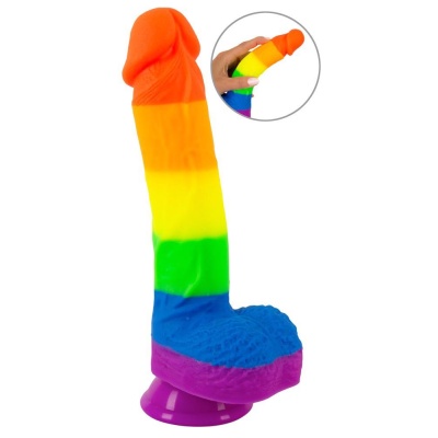 PRIDE! Silicone Dildo - 1 2