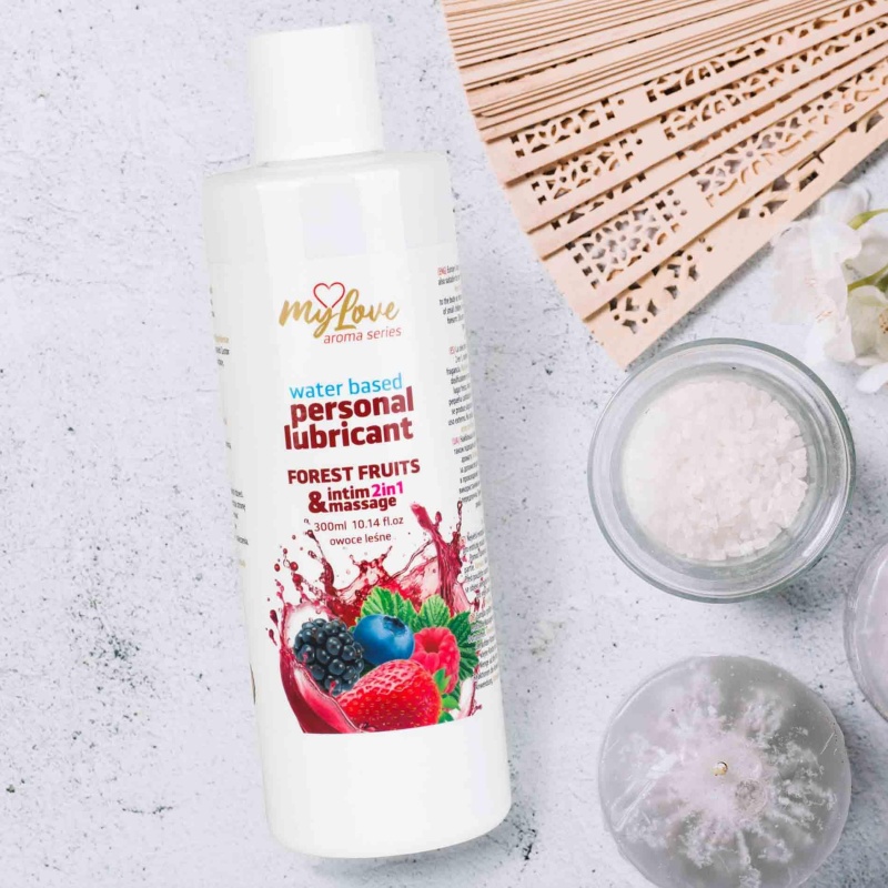 Żel intymny i do masażu Aroma Series 2w1 Forest Fruits 300 ml - 5