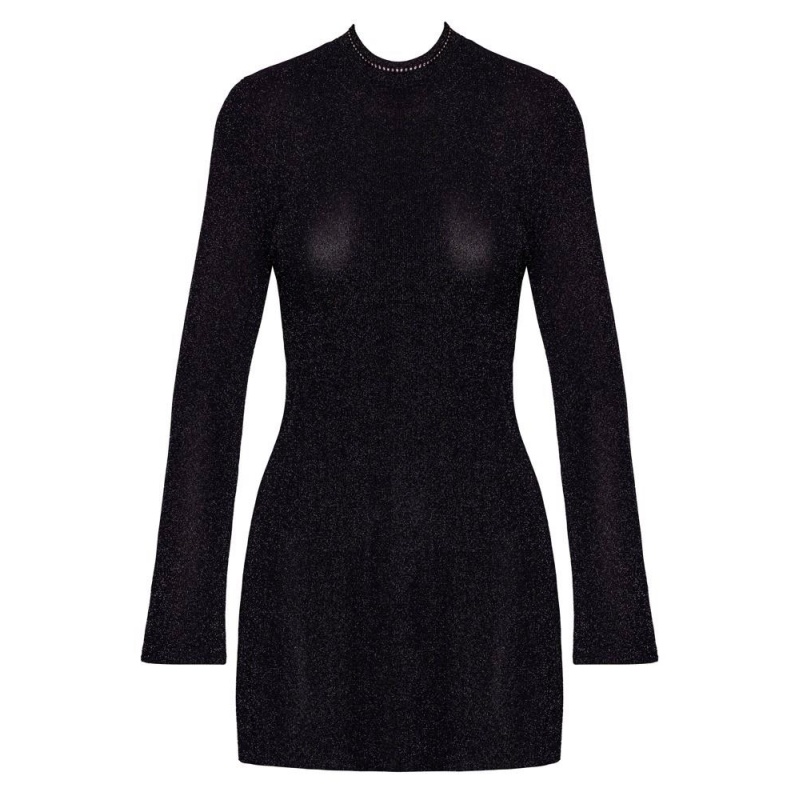 Noir Mini Dress S - 4