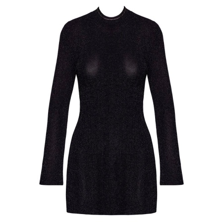 Noir Mini Dress S - 4