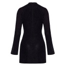 Noir Mini Dress S - 5
