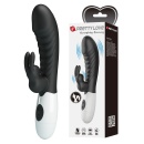 Wibrator Naughty Bunny 30 Funkcji - Podwójna Stymulacja Punktu G i Łechtaczki - 1