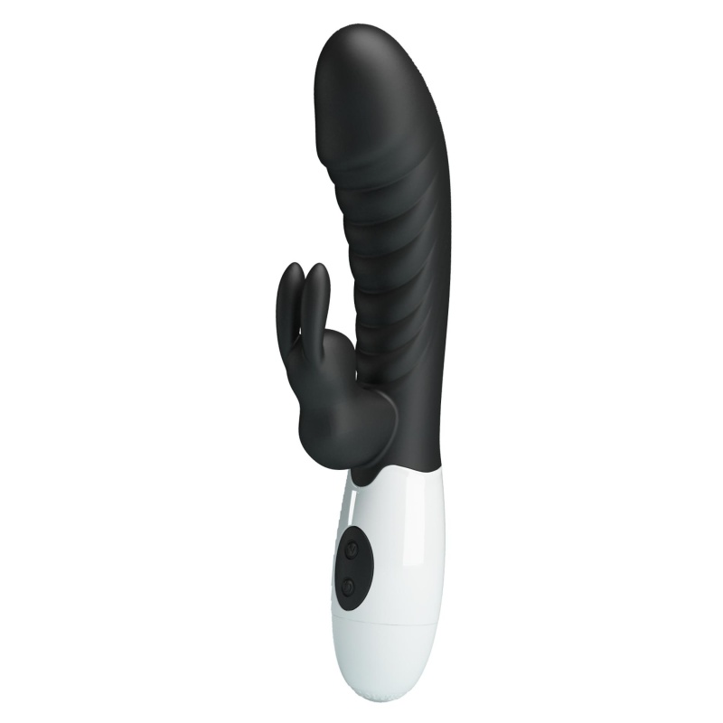 Wibrator Naughty Bunny 30 Funkcji - Podwójna Stymulacja Punktu G i Łechtaczki - 2