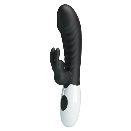 Wibrator Naughty Bunny 30 Funkcji - Podwójna Stymulacja Punktu G i Łechtaczki - 2