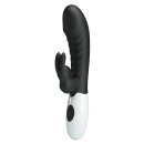 Wibrator Naughty Bunny 30 Funkcji - Podwójna Stymulacja Punktu G i Łechtaczki - 2