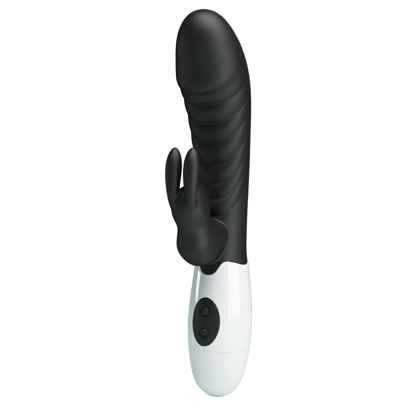 Wibrator Naughty Bunny 30 Funkcji - Podwójna Stymulacja Punktu G i Łechtaczki - 3