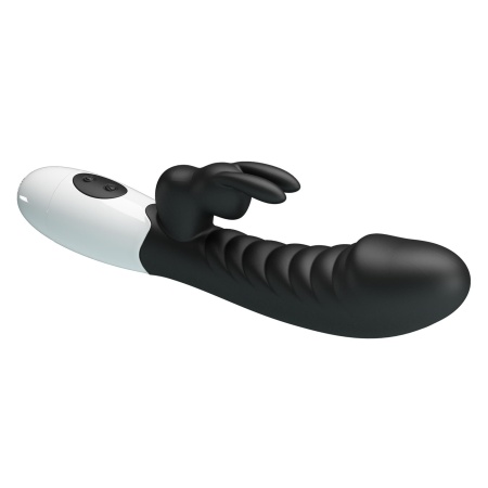 Wibrator Naughty Bunny 30 Funkcji - Podwójna Stymulacja Punktu G i Łechtaczki - 4