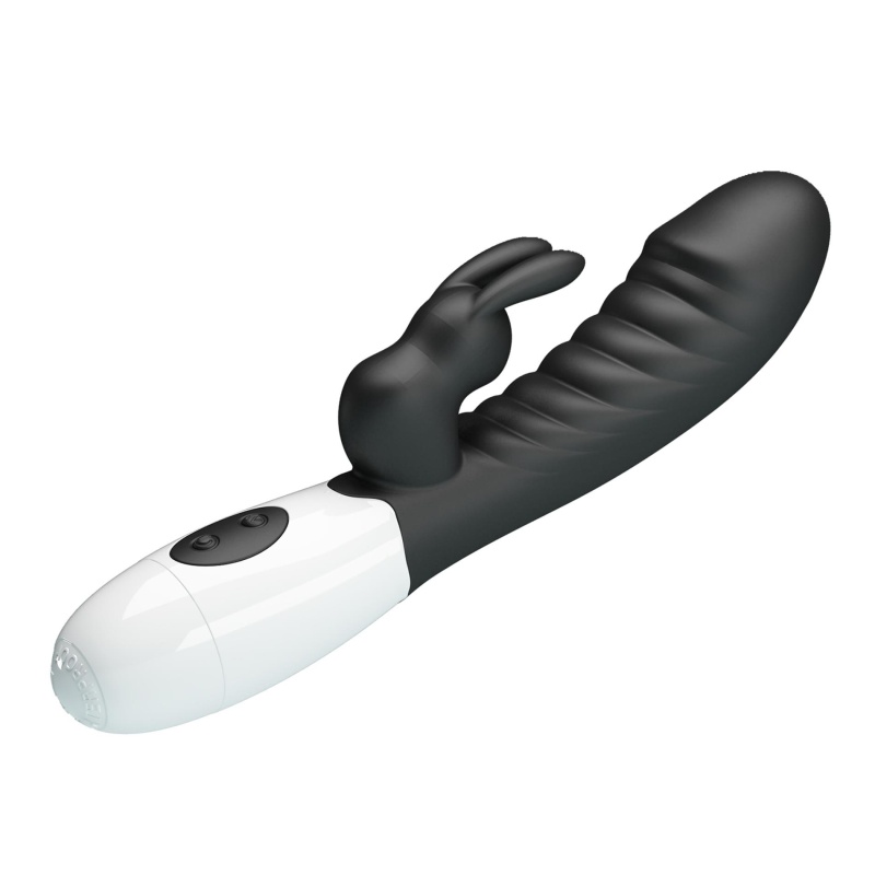 Wibrator Naughty Bunny 30 Funkcji - Podwójna Stymulacja Punktu G i Łechtaczki - 5