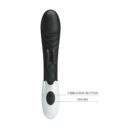 Wibrator Naughty Bunny 30 Funkcji - Podwójna Stymulacja Punktu G i Łechtaczki - 9