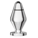 Elektroda analna John Butt Plug Large – aluminium medyczne, stożkowa, średnica 5 cm, długość 10,5 cm - 2