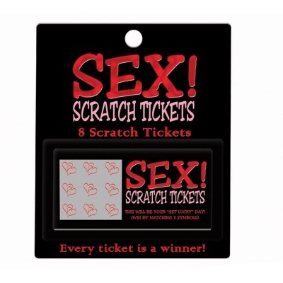 SEX! SCRATCH TICKETS - 1