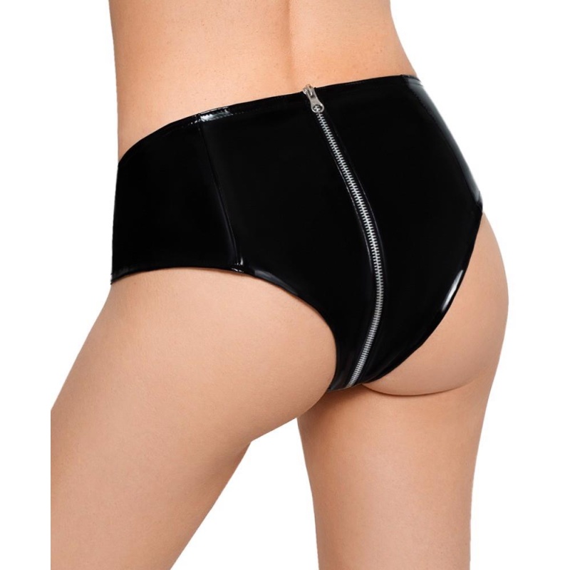 Vinyl Pants with a Zip M - 5