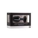 Diamond Butt Plug - Large black - 2