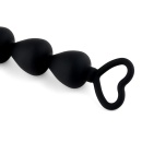 Anal Beads Black Heart - 4