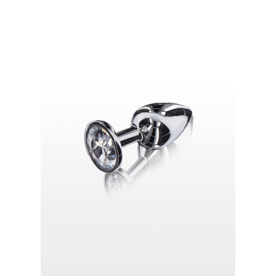 Korek analny Starlight Booty Jewel Small z kryształkiem (7,5 cm) - 1