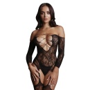 Criss Cross Neck Bodystocking - One Size - 1