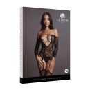 Criss Cross Neck Bodystocking - One Size - 2
