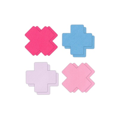 PRETTY PASTIES CROSS II ASSORTED 4 PAIR - 1 2