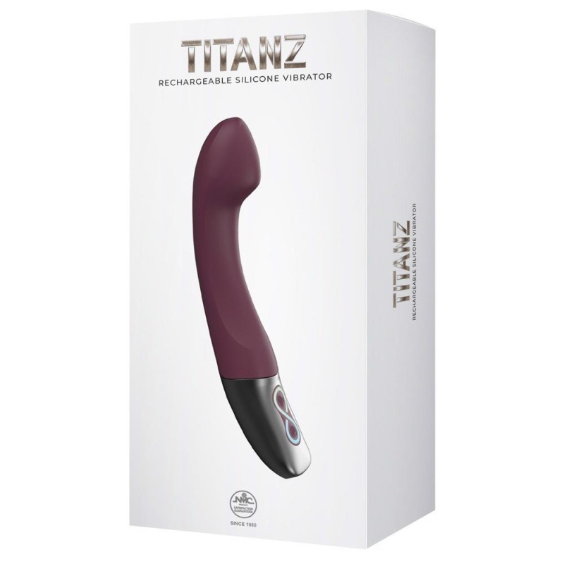 Titanz Vibrator Rubine Red - 1