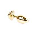 Plug-Jewellery Gold  Heart PLUG- Red - 3