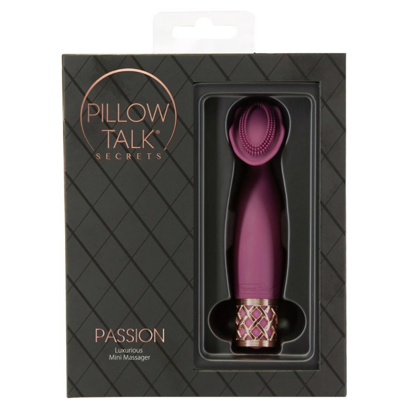 Wibrator leżący Secrets Passion z elastyczną głowicą płatkową i bezstopniową regulacją, 13,2 cm - 1