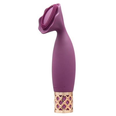 Wibrator leżący Secrets Passion z elastyczną głowicą płatkową i bezstopniową regulacją, 13,2 cm - 1 2