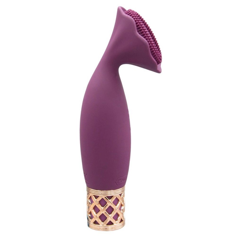 Wibrator leżący Secrets Passion z elastyczną głowicą płatkową i bezstopniową regulacją, 13,2 cm - 3