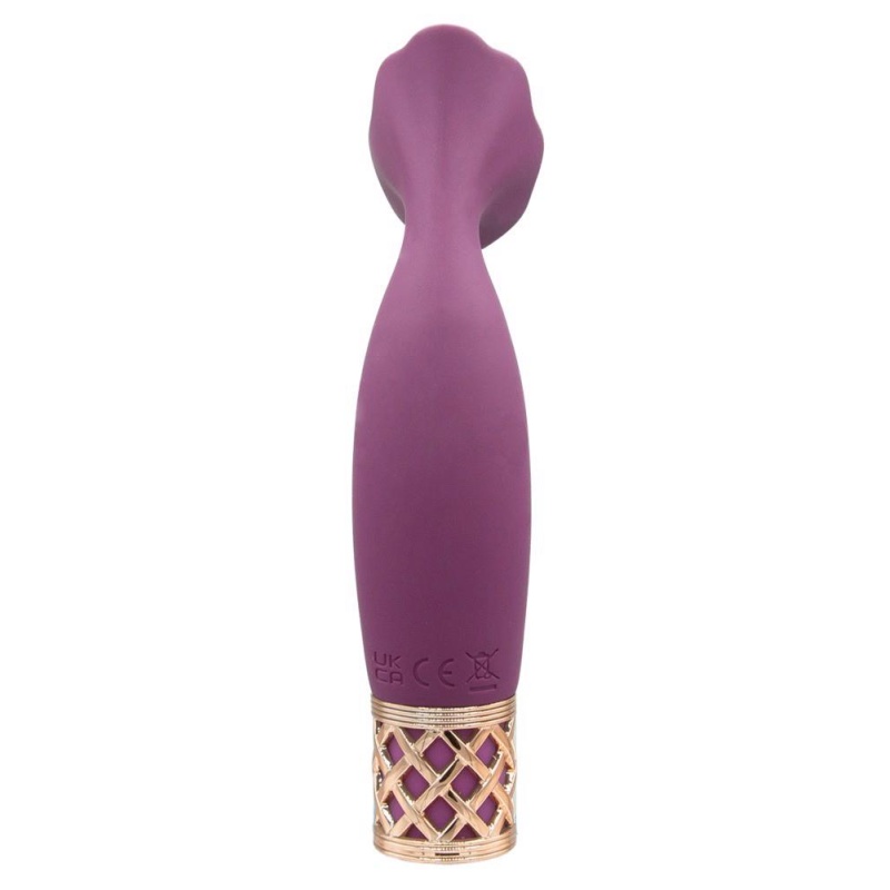 Wibrator leżący Secrets Passion z elastyczną głowicą płatkową i bezstopniową regulacją, 13,2 cm - 4