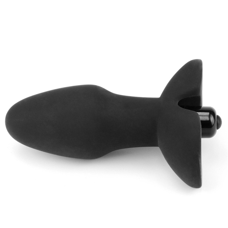 Wibrujący korek analny Rocket Teaser 10 trybów, czarny, silikon - 6