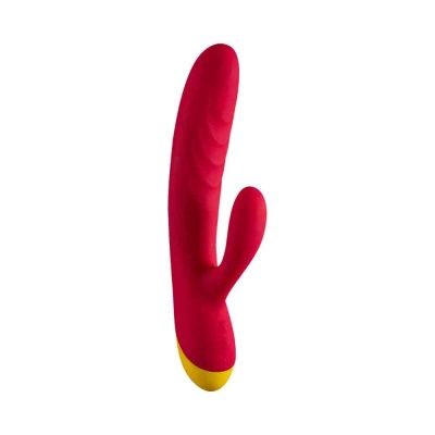 Wibrator typu rabbit Jazz – stymulacja punktu G i łechtaczki, silikon medyczny, 18 cm - 1